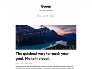 Geum WordPress Theme