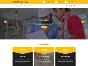 Goldy Construction WordPress Theme