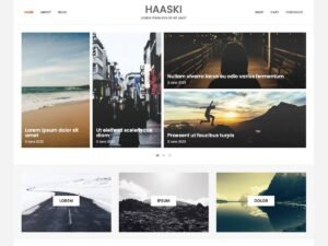 Haaski Lite WordPress Theme