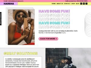 Harsha WordPress Theme
