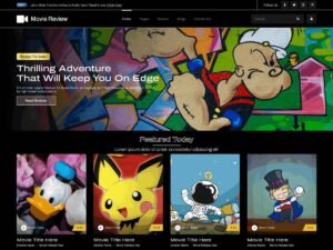 Movie Critic Review WordPress Theme
