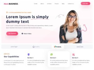 Next Business WordPress Theme