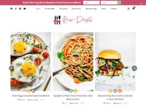Recipe Delights WordPress Theme