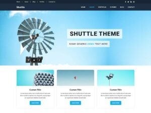 Shuttle Up WordPress Theme
