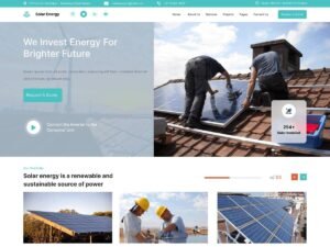 Solar Energy Engine WordPress Theme