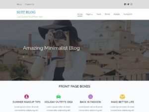Suit Blog WordPress Theme