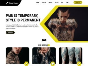 Tattoo Artist WordPress Theme