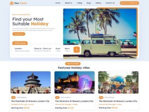 Tour Travel Package WordPress Theme