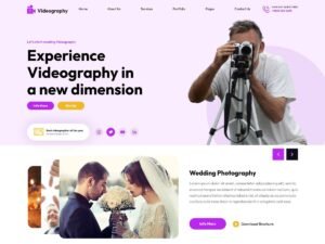 Videographer Studio WordPress Theme