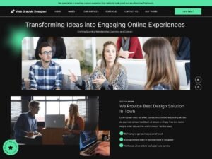 Web Graphic Designer WordPress Theme