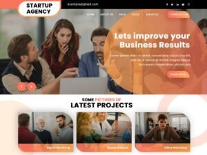 Web Startup Agency WordPress Theme