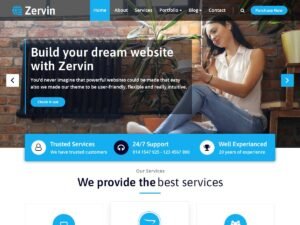 Zervin WordPress Theme