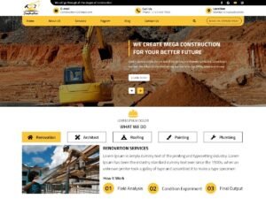 Architecture Construction WordPress Theme