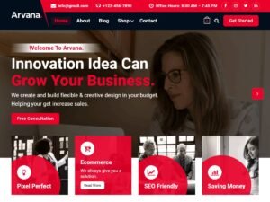 Arvana WordPress Theme