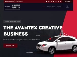 Avantex Automobile WordPress Theme