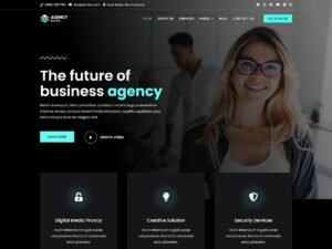 Bosa Agency Dark WordPress Theme