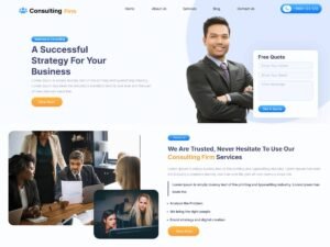 Career Consultant WordPress Theme