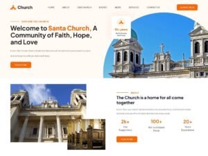 Church Services WordPress Theme