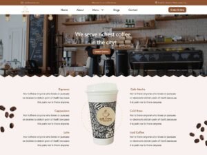 Coffee Bistro WordPress Theme