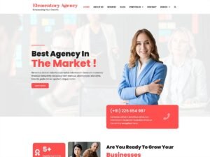 Elementory Agency WordPress Theme