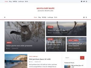 Kenta Fast Blog WordPress Theme