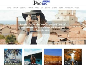 Kuza Minimal Blog WordPress Theme
