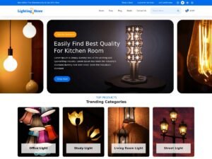Lighting Fixtures WordPress Theme
