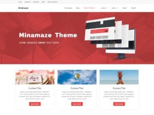 Minamaze Store WordPress Theme