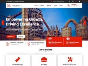 Raw Industry WordPress Theme