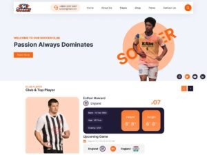 Soccer Academy WordPress Theme