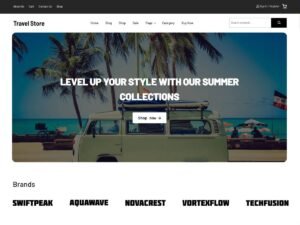 Travel Store WordPress Theme