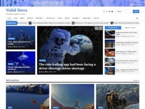 Valid News WordPress Theme