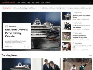 Walker News Template WordPress Theme