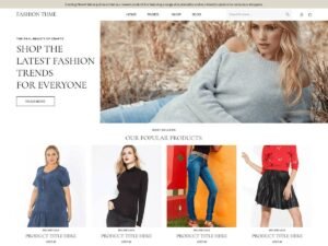 Wardrobe Fashion Stylist WordPress Theme
