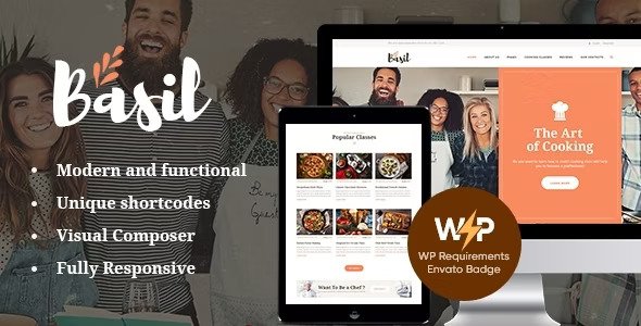 cooking wp theme