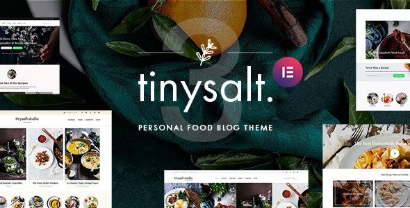 food blog wp theme