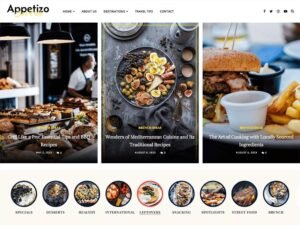 Appetizo Food WordPress Theme