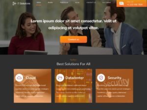 Aster IT Solutions WordPress Theme
