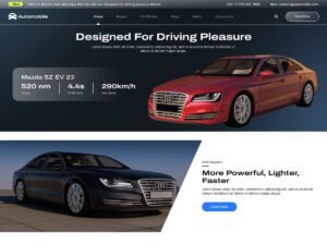 Automobile Car Shop WordPress Theme