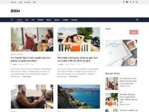 BNM WordPress Theme