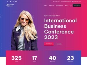Business Conference WordPress Theme
