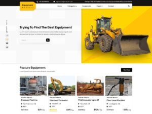Equipment Rental WordPress Theme