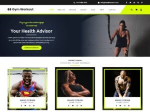 Gym Workout WordPress Theme