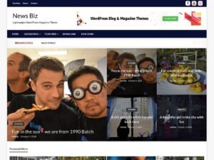 News Biz WordPress Theme