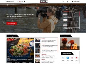 News Press Release WordPress Theme