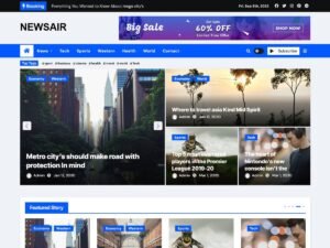 Newsair WordPress Theme