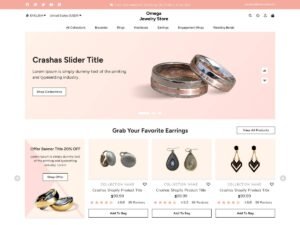 Omega Jewelry Store WordPress Theme