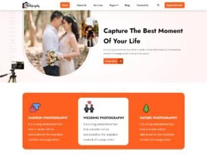 Photographer Magazine WordPress Theme