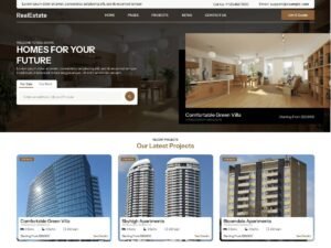 Real Estate Hub WordPress Theme
