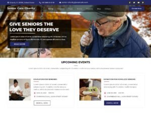 Senior Care Charity WordPress Theme